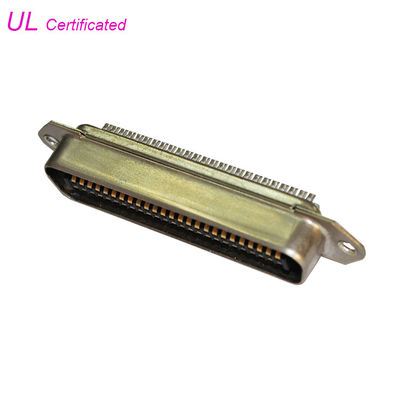 Solder Male 50 Pin DDK Champ Centronic Ribbon Connector زمین 2.16 میلی متر