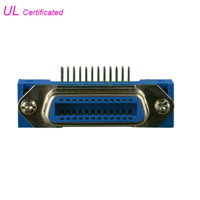24 پین Centronic PCB زاویه راست اتصال دهنده زن دارای گواهینامه UL