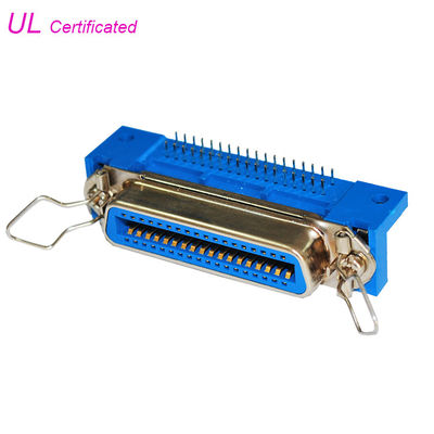 اتصال زنانه زاویه راست Centronic DDK 14 پین 24 پین 36 پین 50 پین PCB با گیره وثیقه