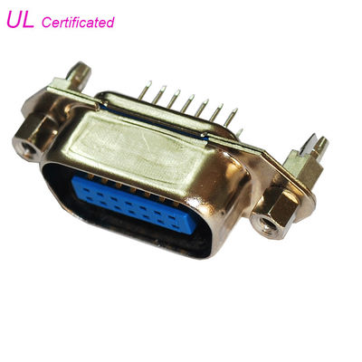 کانکتور PCB مردانه 14 پین زاویه مستقیم Centronic 24 پین 36 پین 50 پین با مهره سر سحر و جادو