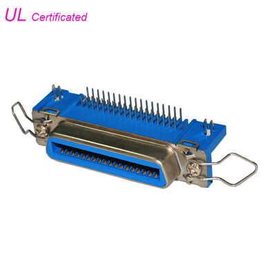 کانکتور 36 پین Champ Centronics 50 پین 24 پین 14 پین PCB اتصال زاویه سمت راست با اتصال فنر