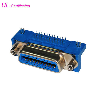 اتصالات PCB زنانه زاویه راست Centronic زاویه سمت راست سری 57 CN DDK 24 پین با پیچ های بزرگ