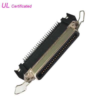 اتصال چاپگر زن PCB زاویه راست 50Pin Centronic با گیره وثیقه