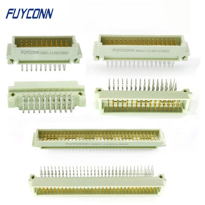 PCB DIN41612 کانکتور R/A اتصال مرد یوروکارد 3*32 پین 3*10 پین 3*16 پین