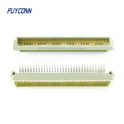 90 درجه PCB 3 Rows 96P Male DIN 41612 یوروکارت کانکتور راست زاویه