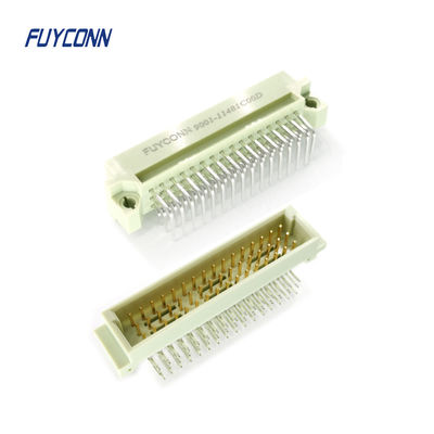 کانکتور 3 ردیف یورو کارت 16P 32P 48P نوع نر کانکتور PCB زاویه راست DIN41612