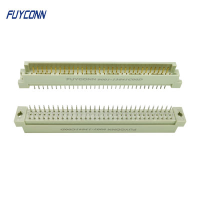 کانکتور DIN 41612 PCB مستقیم 2.54 میلی متری 3 ردیف 2*32 پین 64 پین