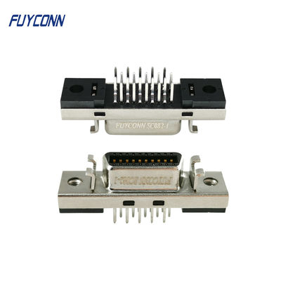کانکتور 20 پین SCSI کانکتور سروو ماده 180 درجه PCB مستقیم