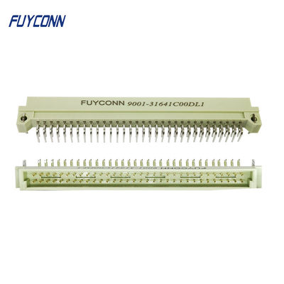 2 ردیف 2x32P 64PIN DIN 41612 کانکتور PCB پلاگین زاویه راست Eurocard Male Connector