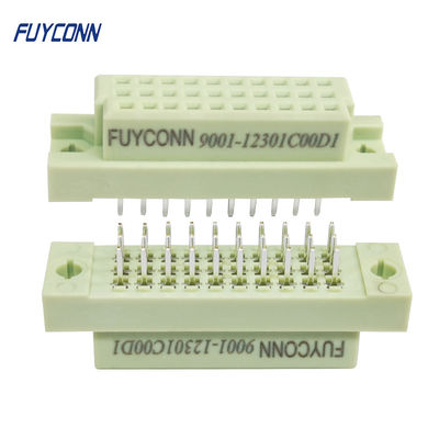 PCB Vertical DIN41612 زن 3 ردیف کانکتور سوکت اروپایی 30P