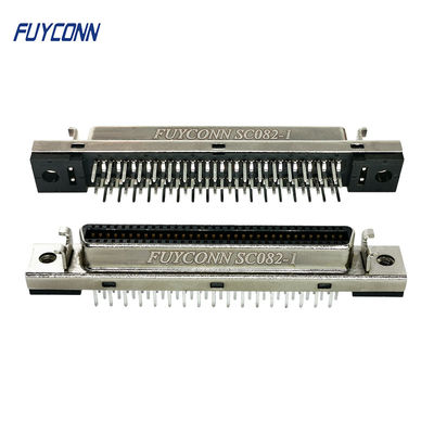 اتصال 68 پین SCSI PCB مستقیم زن 1.27 میلی متری پیچ MDR اتصال