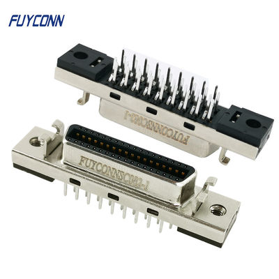 کانکتور Mini D Ribbon MDR Straight PCB 36 pin SCSI Connector with Fixness