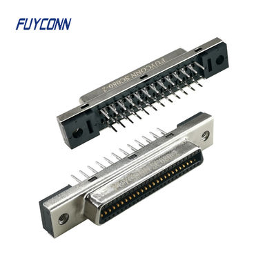 اتصال 50 پین PCB SCSI 180 درجه نصب PCB اتصال MDR