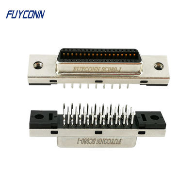 کانکتور 1.27 میلی متری PCB عمودی 36 پین MDR SCSI کانکتور نوع زن