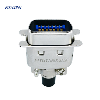 رابط DDK 57-30140 Centronics 14 پین DDK کانکتور روبانی نر با هود فلزی