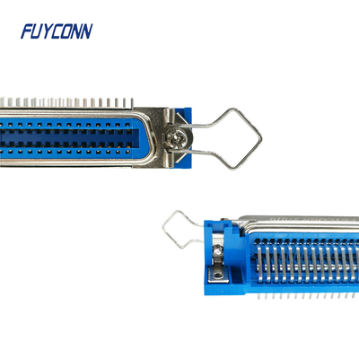 کانکتور 36 پین Centronics زاویه راست مدار چاپی 2.16 میلی متری با قفل وثیقه